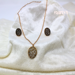 Rose Gold Pendant | And Earrings Set | Fancy Jewellery | Superior Quality